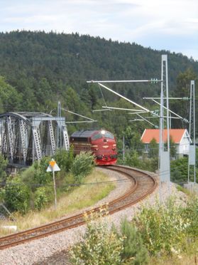 Fra brua i Froland