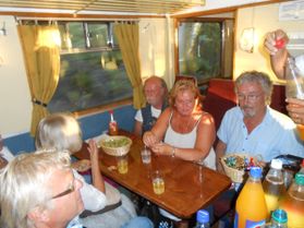 Toget var fullsatt