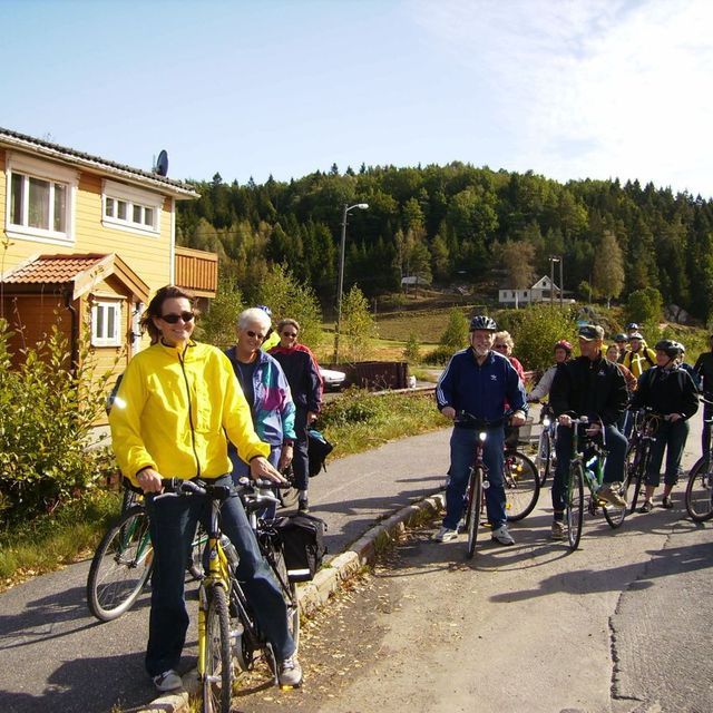 Framme på Rise ved den første stasjonen 