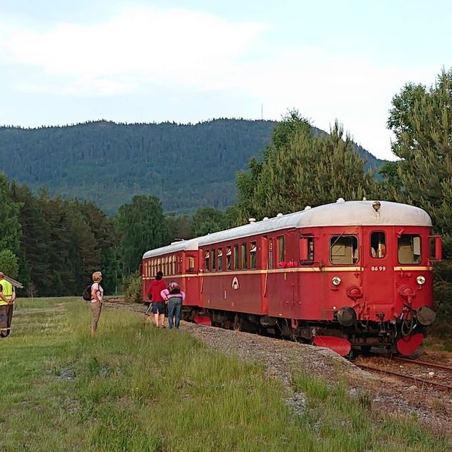 Avreise i en varm kveld.
