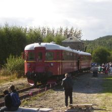 Toget tok en ekstra avgang fra Simonstad til Nelaug