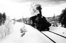 Damplokomotiv nr. 226 type 18c, på midten av 1960-tallet.