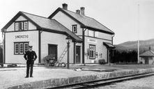 Simonstad stasjon, sommeren 1911
